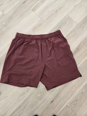 Gymshark Men's Athletic Shorts in Burgundy